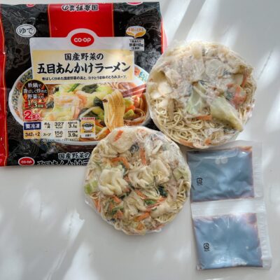 コープデリ　お試しセット　あんかけラーメン